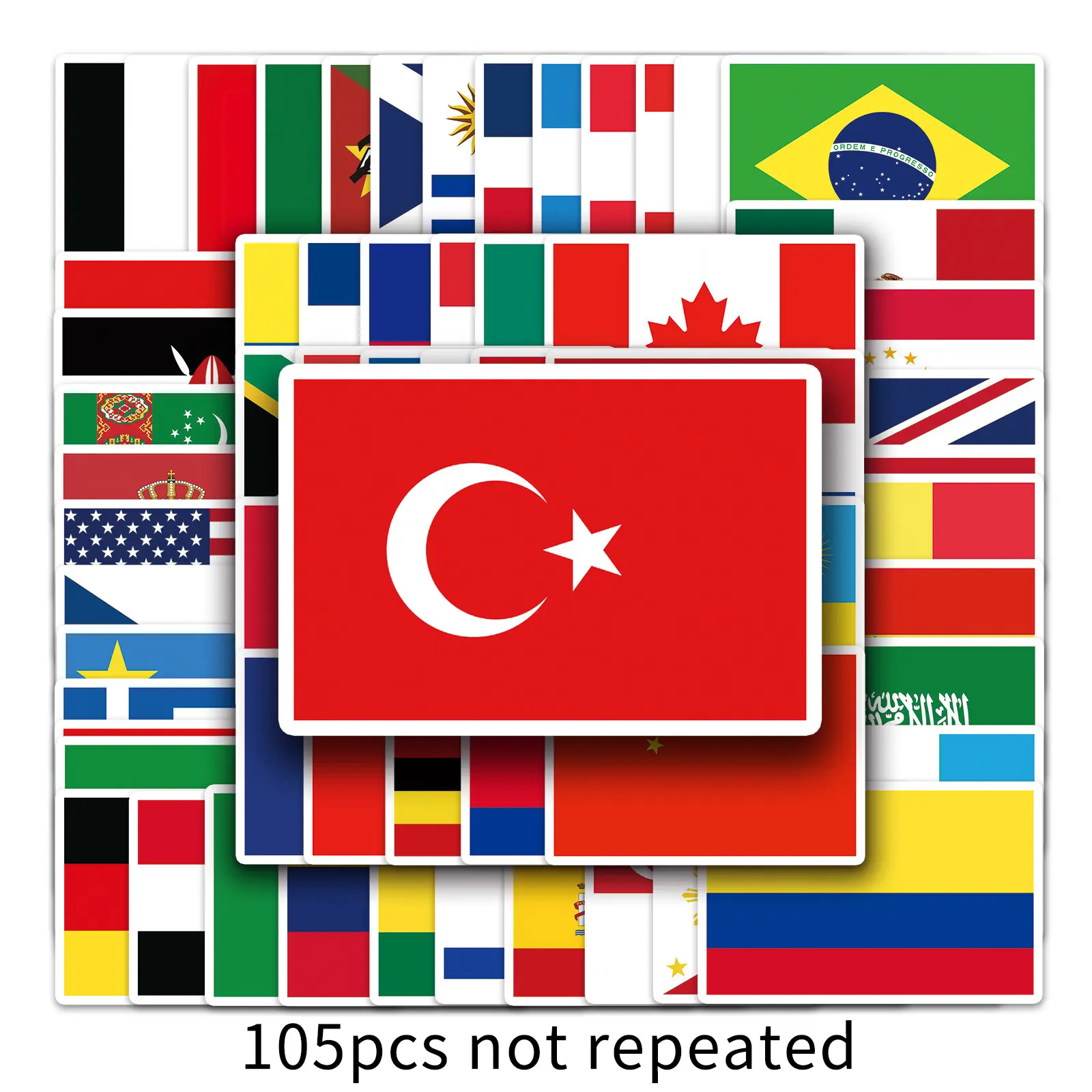 Of Flag Graffiti Stickers Waterproof