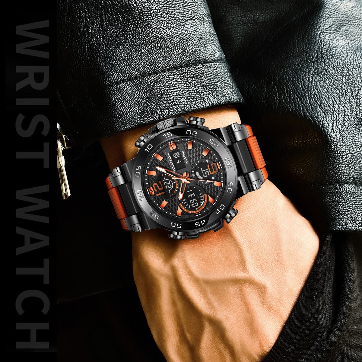 Multifunctional Stylish Sports Watch With Waterproof