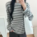 Light Gray With Black Stripe