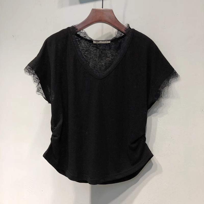 Summer Loose Slimming Korean-Style Base Shirt
