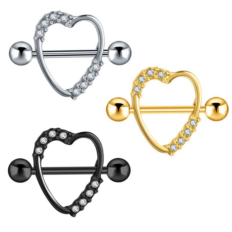 Stainless Steel Love Plating Piercing Jewelry