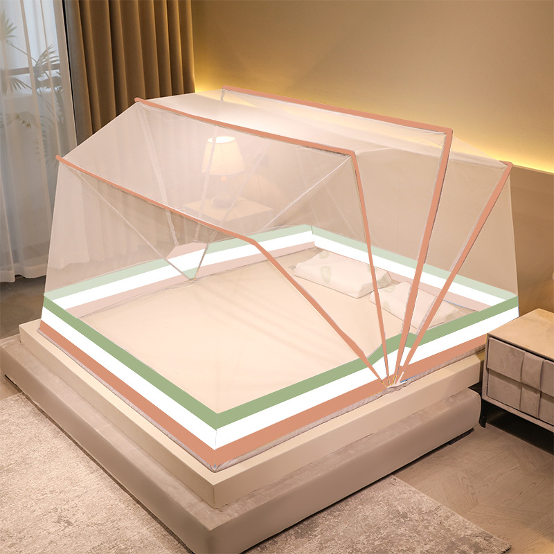 Foldable, No-assembly-needed Mongolian Yurt Mosquito Net For Home Use 5