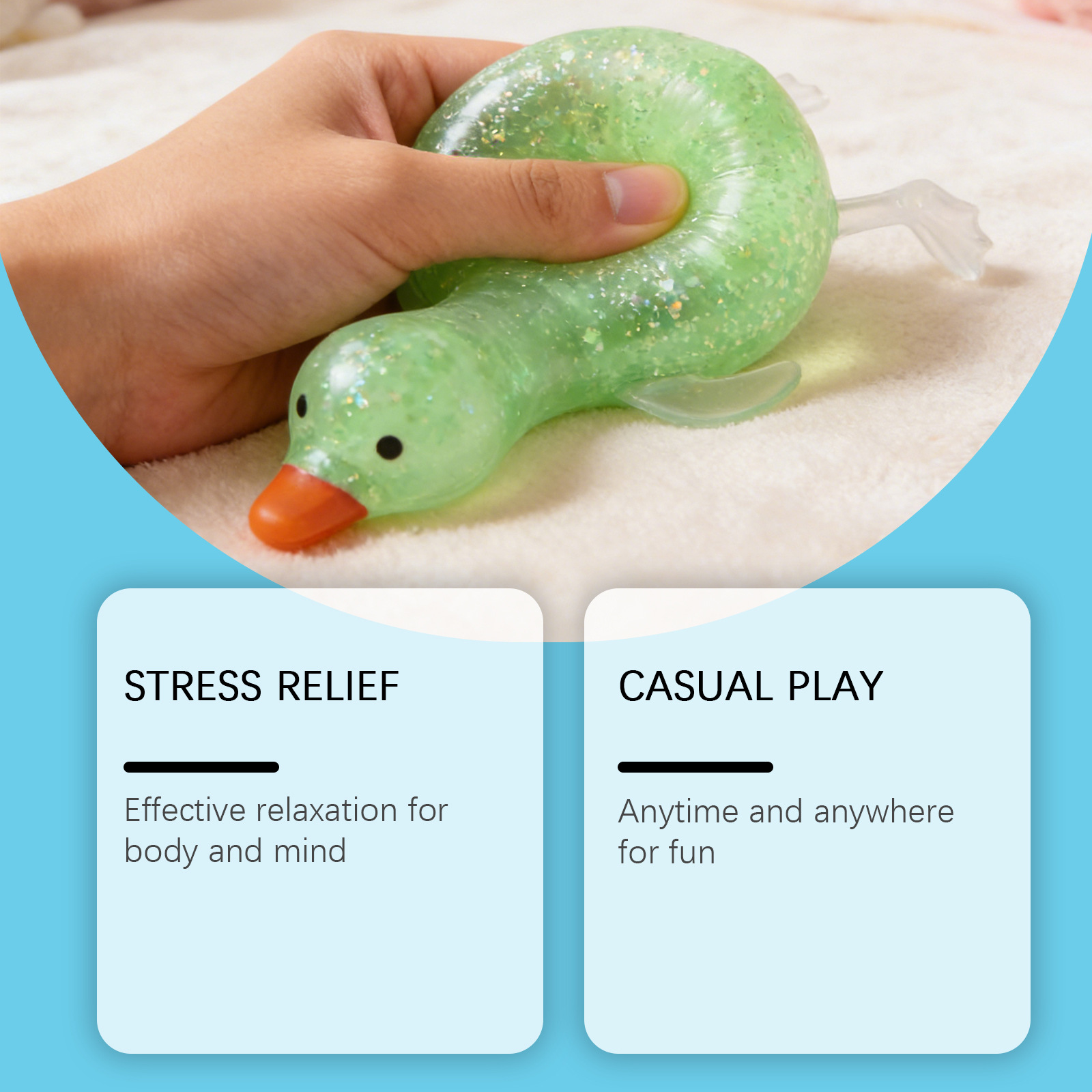 Slow-rebound Duck Squeeze Toy