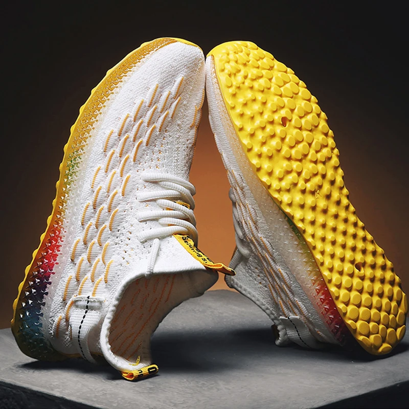 Title 4, Running Fly Textured Fish Scale Booster Shoes