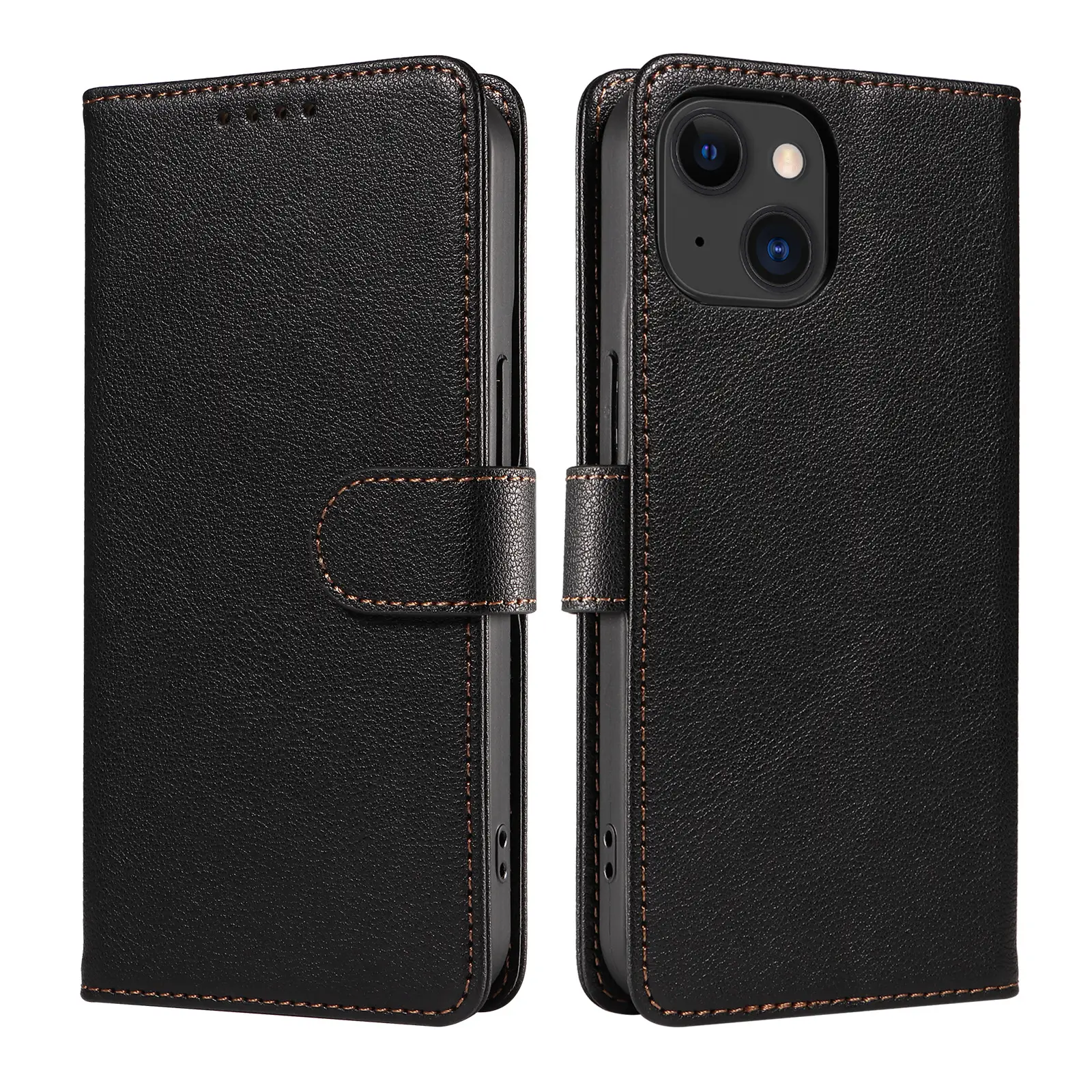 Anti-theft Swiping Mobile Phone Protective Leather Cover