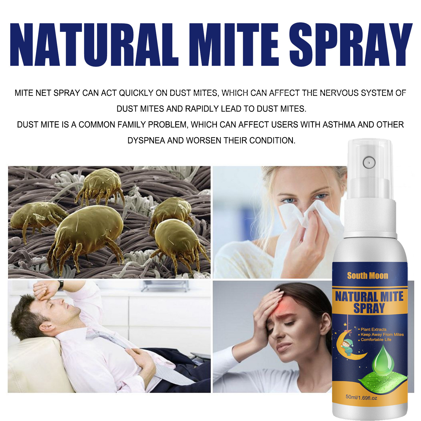 Title 8, Mite Net Spray Home Bedroom Fabric Quilt Spray ...