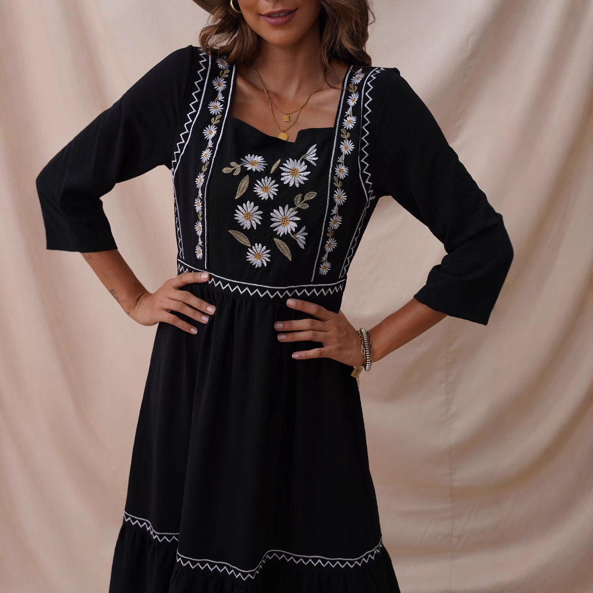 Women's Clothing Dress Bohemian Ethnic Characteristics