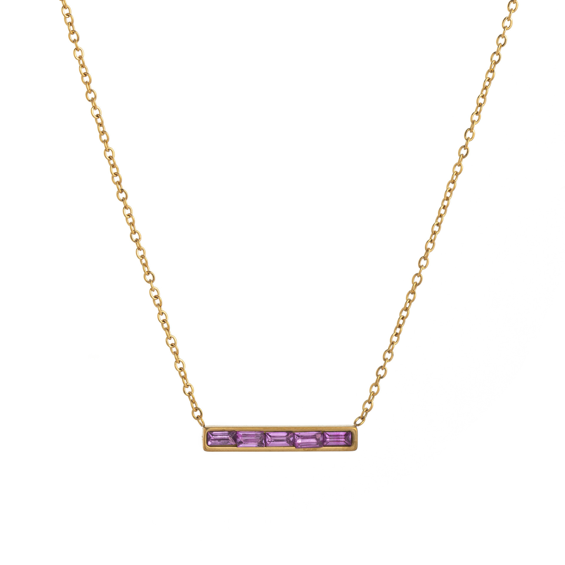 Niche Light-luxury December Birthstone Pendant Necklace