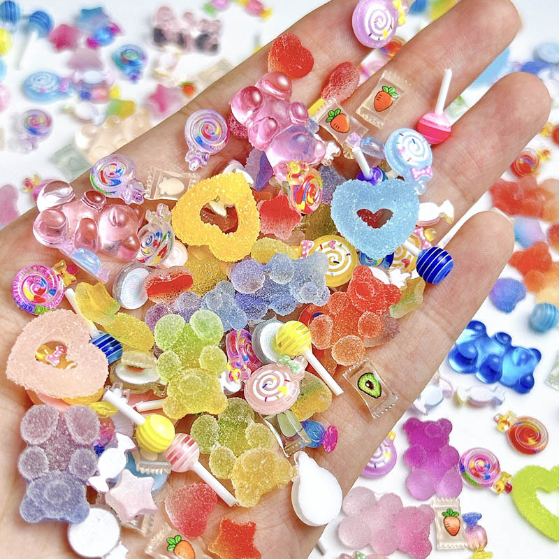 Candy Gummy Nail Art Decorations