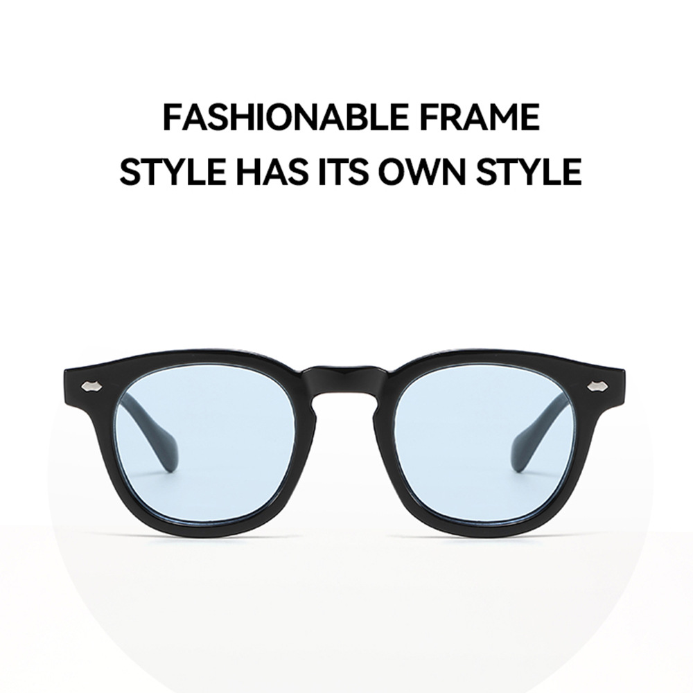 New Simple Sunglasses Round Rim Sunglasses
