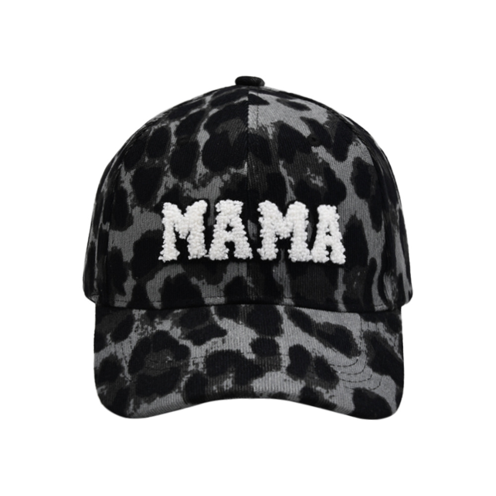 MAMA Gray Leopard Print