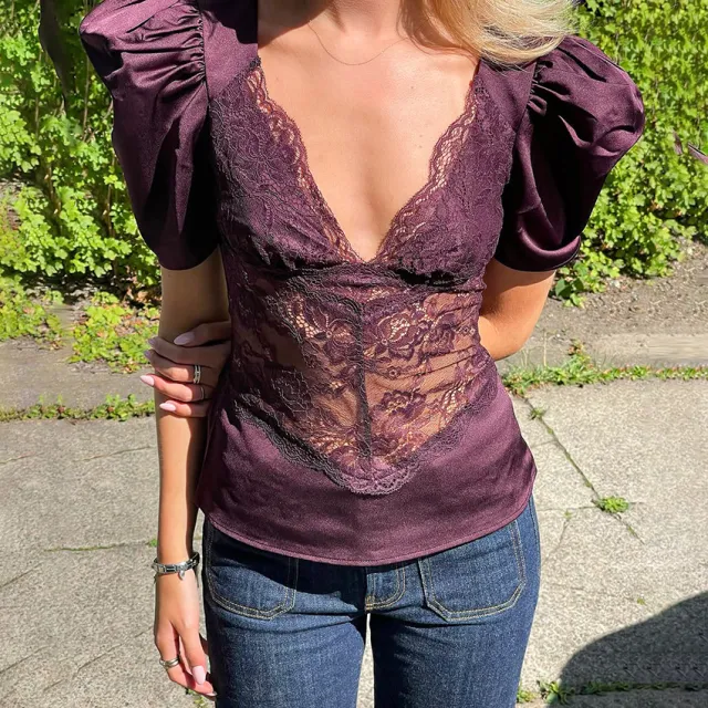 Slim fit Stylish And Chic Top For Women Red - Shop at LoveMi
