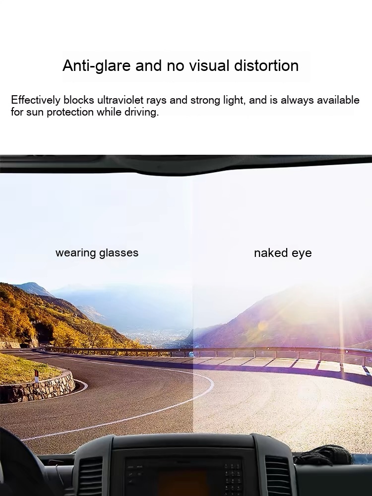 Foldable Polarized Sunglasses Clip Sun Protection UV Protection - Image 10