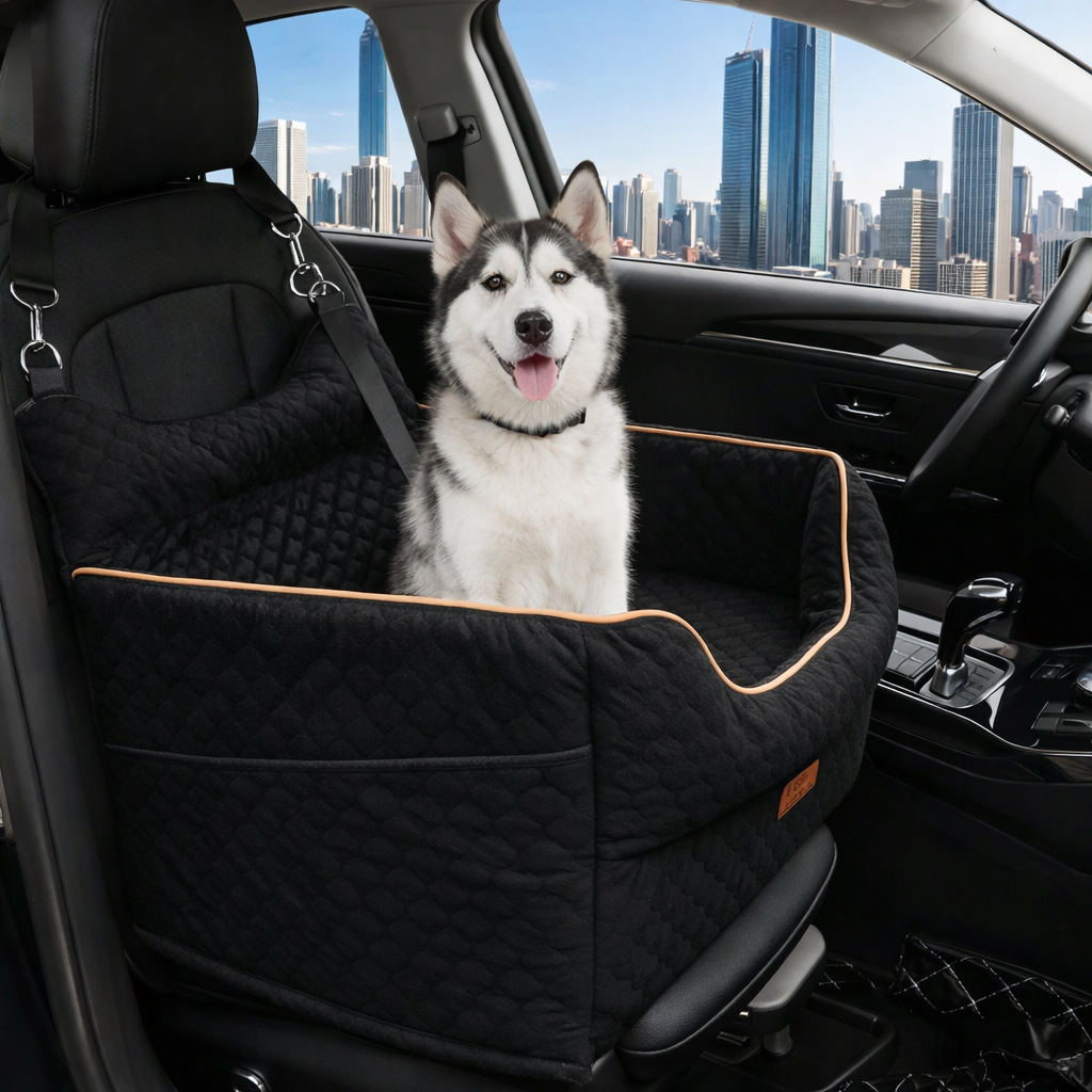 All-season Universal Car Seat With A Thickened Bottom Serving As A Dog Bed Or Sofa detail photo 8