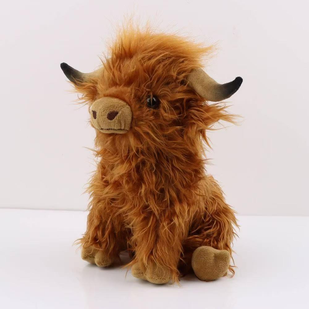Scottish Highland Cow Toy Plush Stuffed Animal