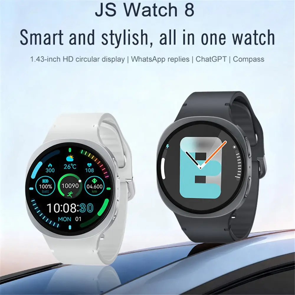JS Watch8 Smartwatch With A 143-inch Round Screen