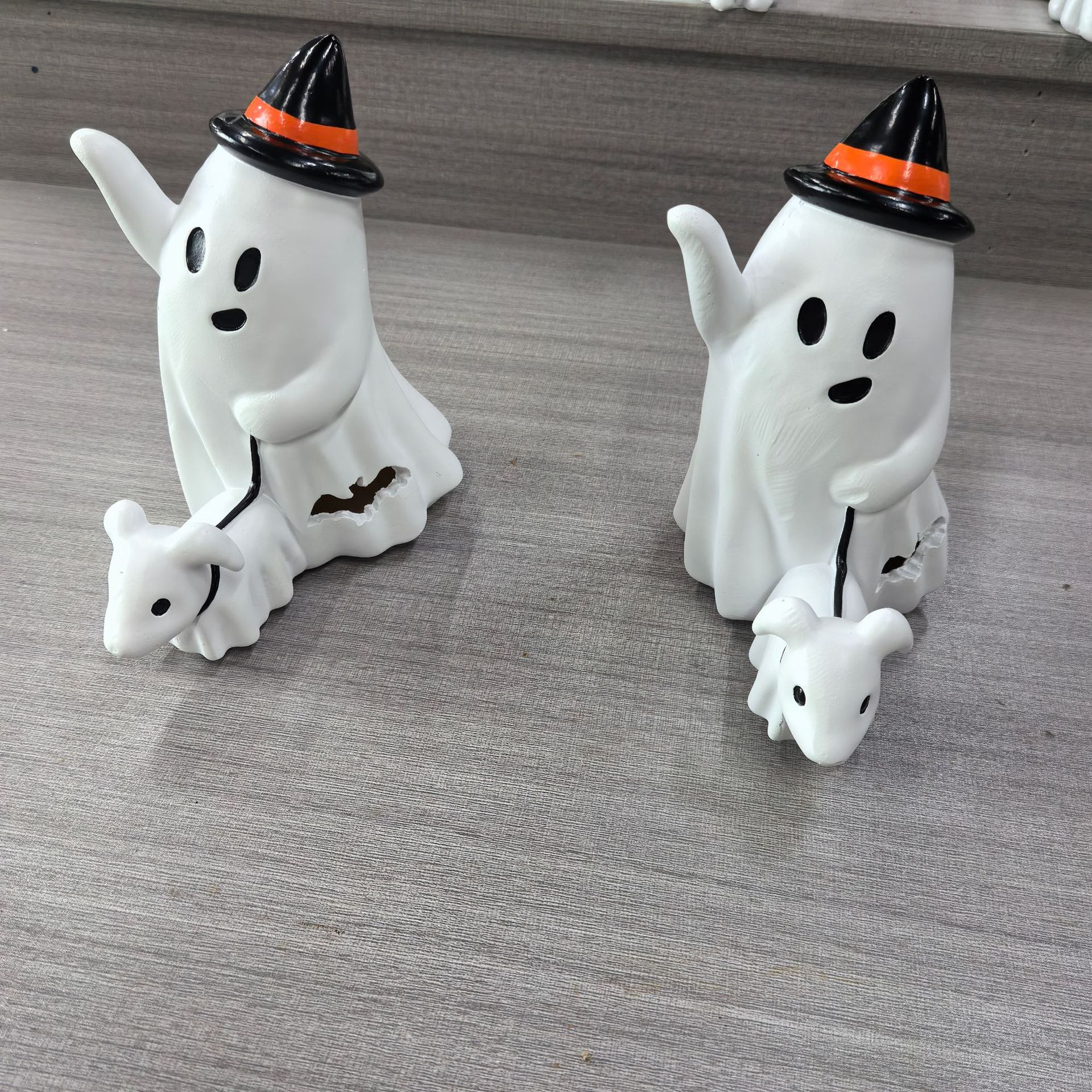 Title 2, Halloween Little Ghost Dog Walking Ornaments