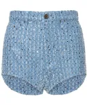 Blue Denim Shorts