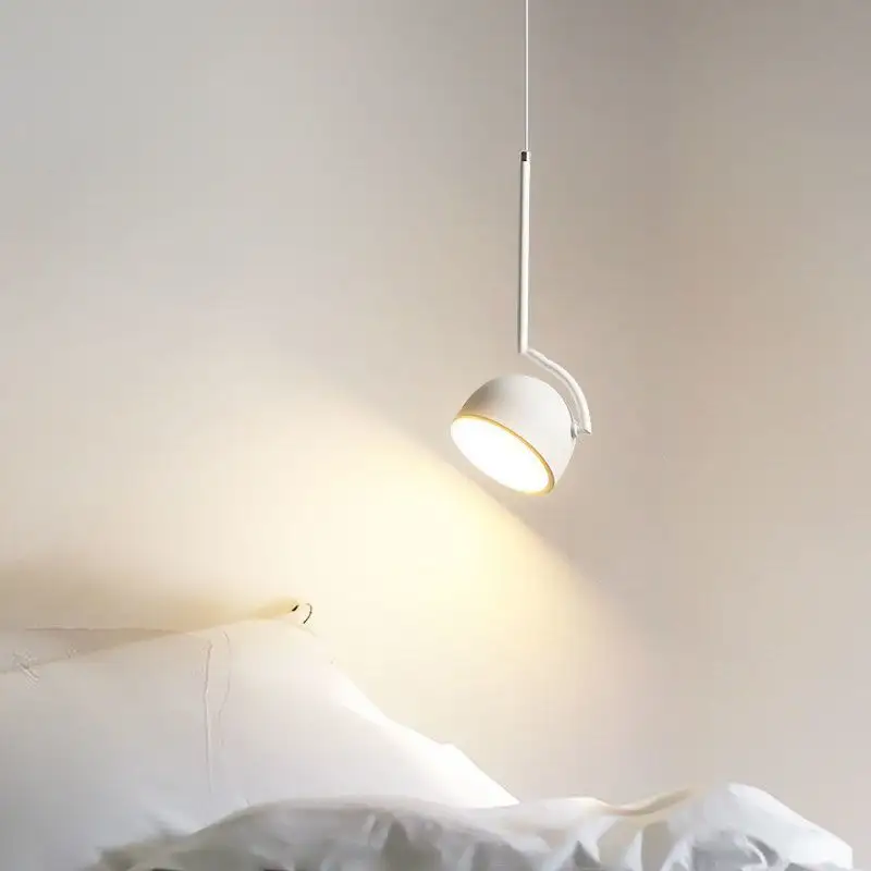 Multi-Angle Rotating Single-Head Bedroom Bedside Chandelier