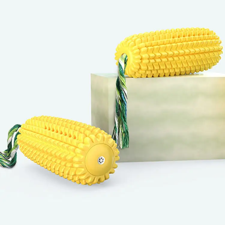 Pet Supplies Simulation Corn Dog Bite-resistant Vent Sound Toys