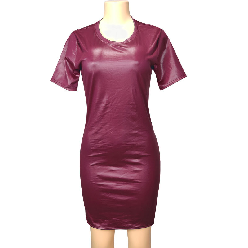 Burgundy Short Sleeve