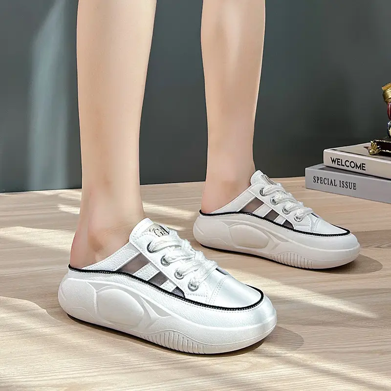 Casual Slip-on Lazy Half Slippers Women
