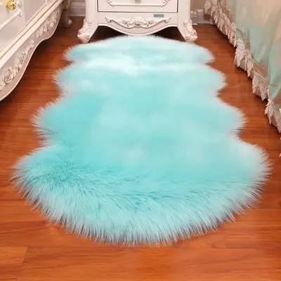 Living Room Plush Sofa Bay Window Mat Bedside Rug