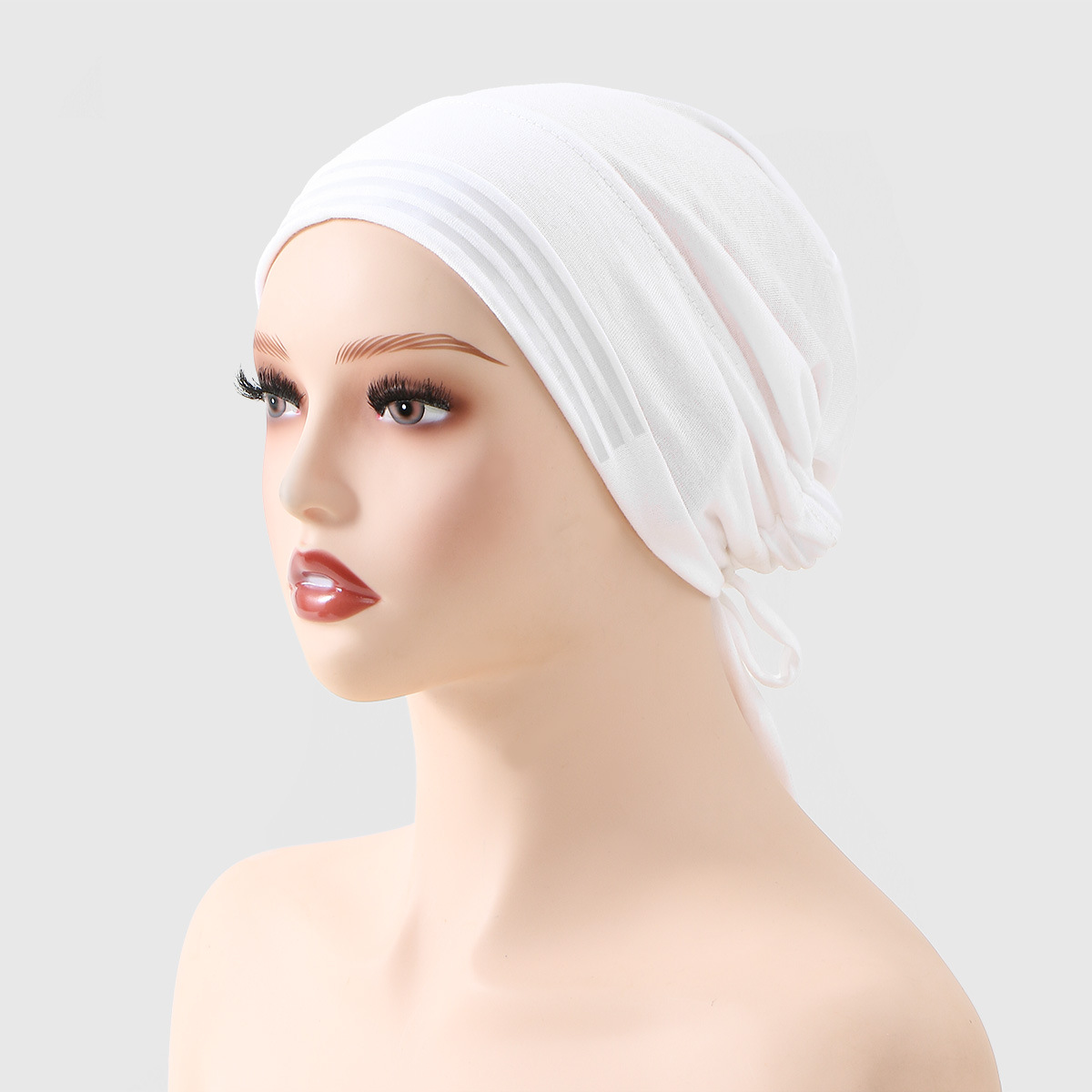 Fashionable Multi-Color Women's Drawstring Hoodie Hat