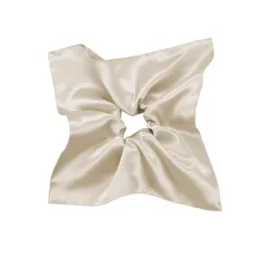 Square Hair Ring Wind Model Hair Accessories Solid Colour - Light Coffee - View 1