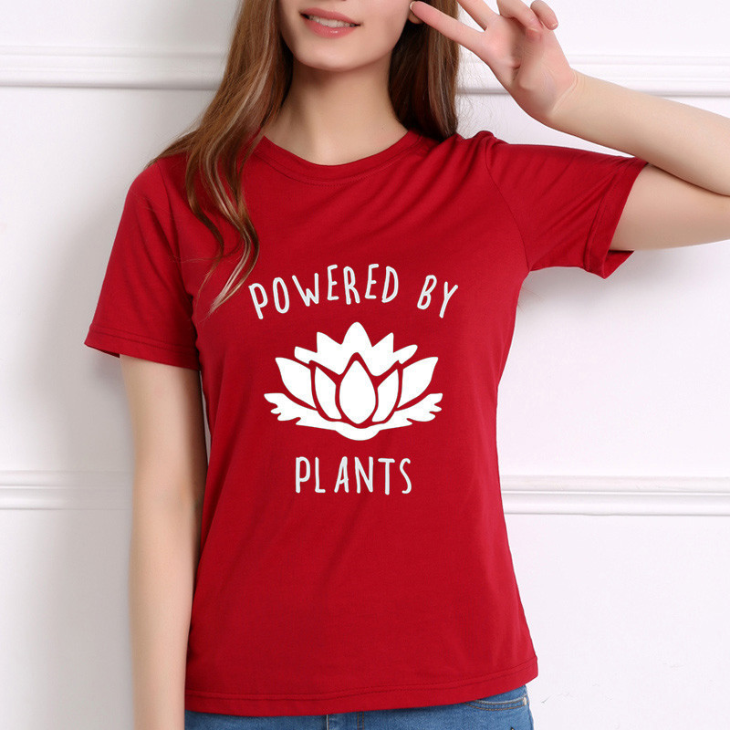 Title 9, T-shirt "Powered By Plants" pour un style de vi...