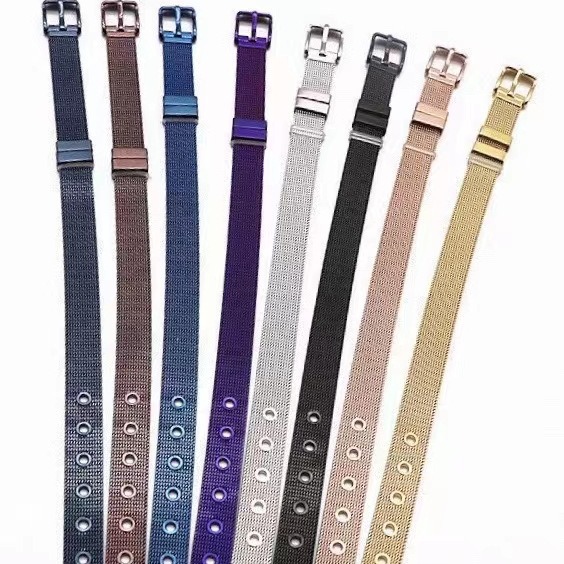 Gold-plated Mesh Bracelet, Fashionable Wrist Accessory For Men And Women