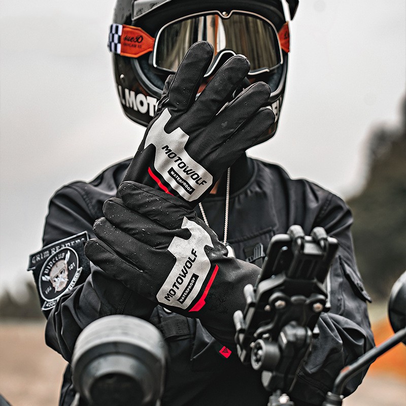 Cycling Gloves Touch Screen Gloves Waterproof Cover - Image 3