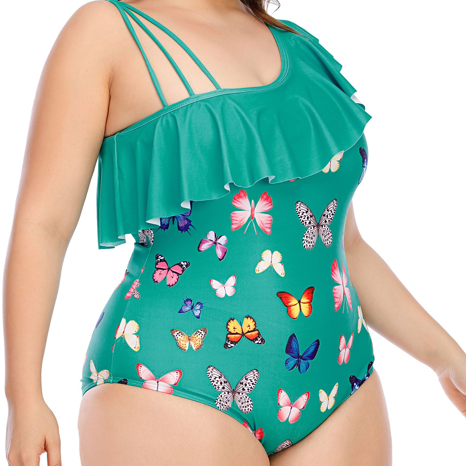 Women's Fashion Printed One-piece Swimsuit - Picture 5 of 6