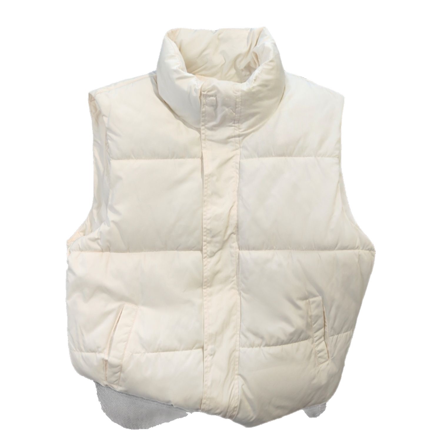 Women's Stand-Up Collar Thickened Waistcoat Warm Vest - Image 3