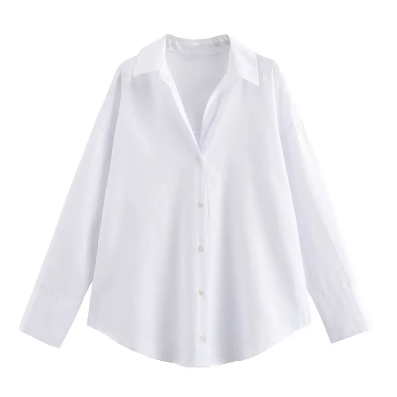Loose-fitting Casual Long-sleeve Oxford Shirt