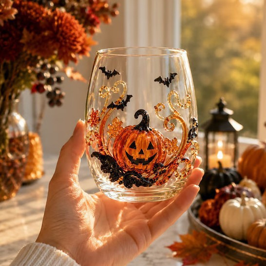 Novel And Creative Halloween Glass Cups From Europe And America