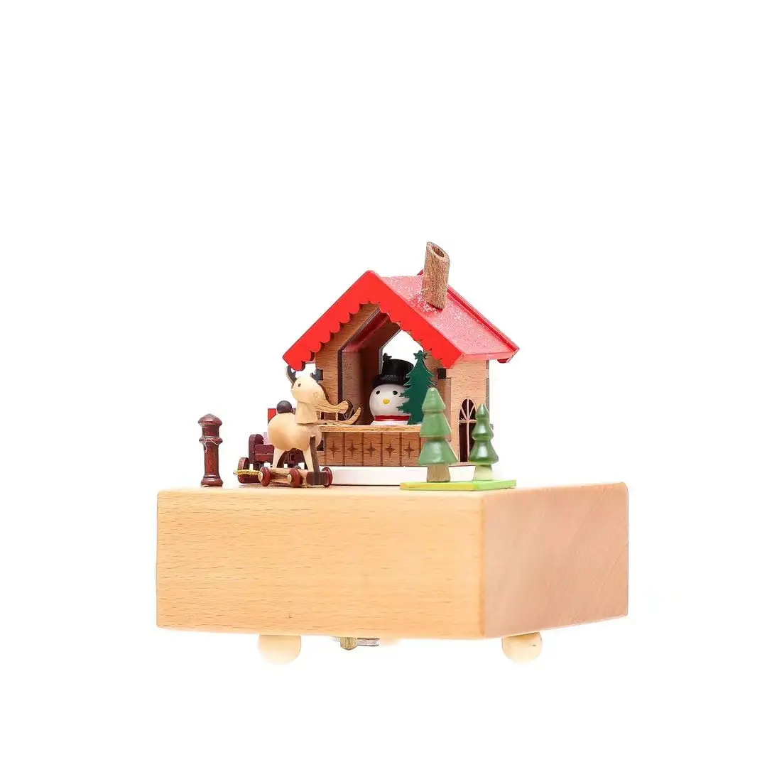 Exquisite Manual Music Box Creative Classical Retro
