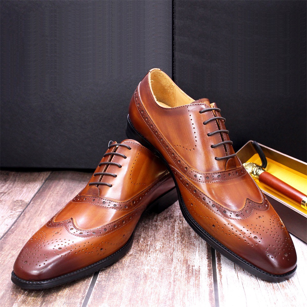 Title 5, Chaussures japonaises classiques en cuir pour h...