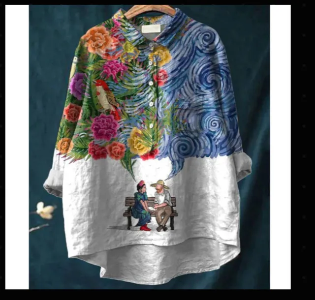 Ladies Fashion New Casual Shirt Animal Print Shirt Ncxcs54 S - Shop at LoveMi