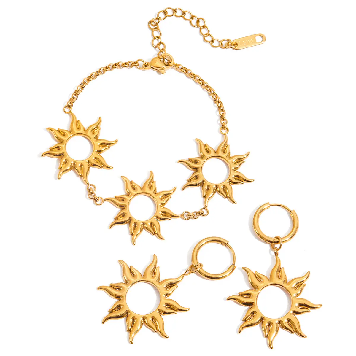 Stainless Steel Openwork Bracelet Light Luxury
