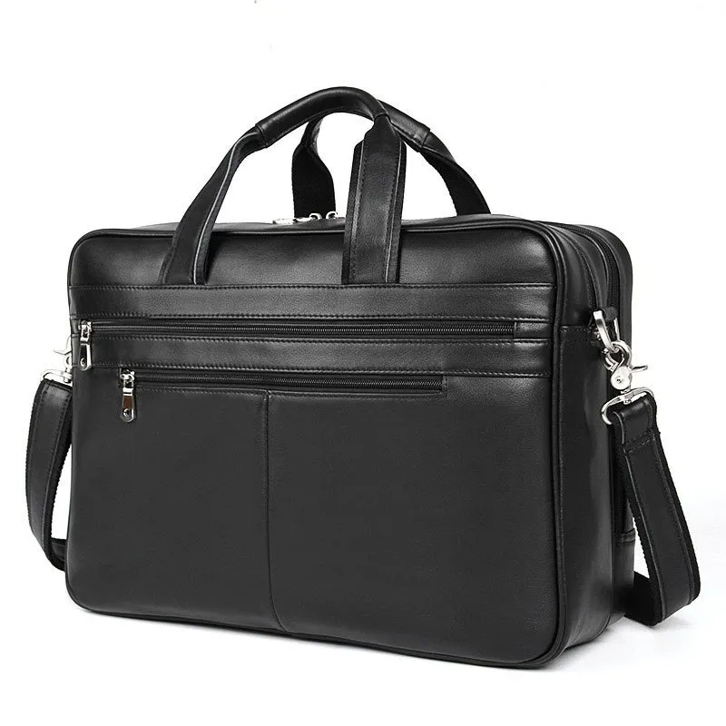 Leather Handbag Briefcase Napa Comfortable Texture Men's