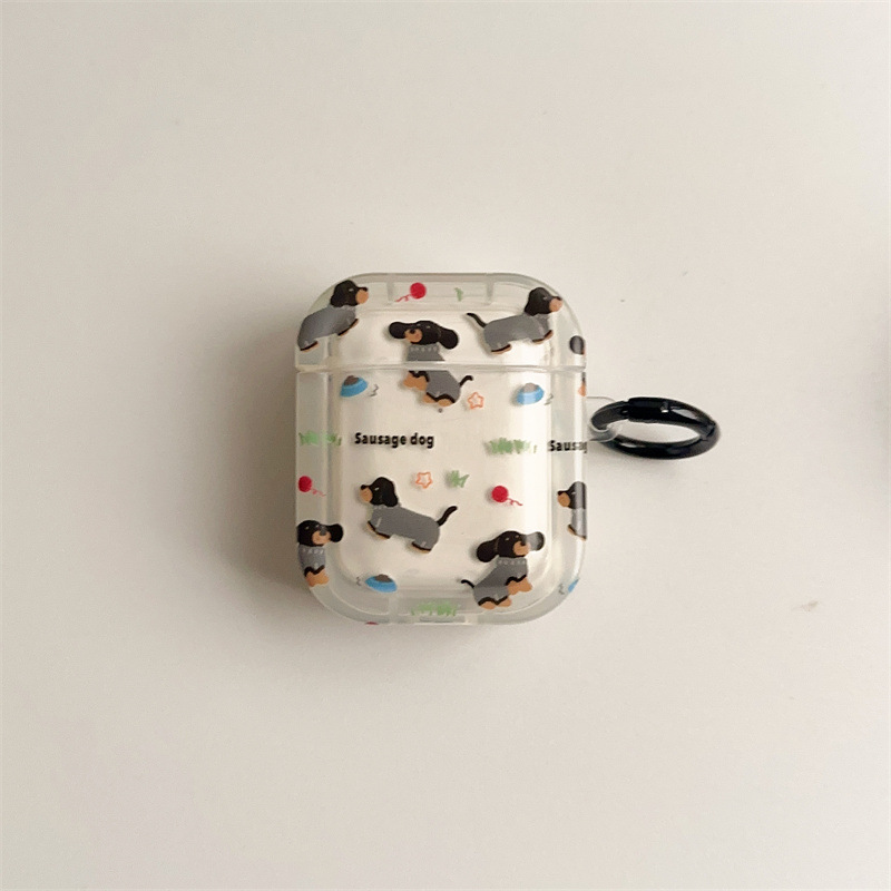 Creative Personality Cartoon Sweater Sausage Dog Bluetooth Headset Pro Protective Cover - Image 2
