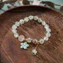 Crystal Flowers Light Green