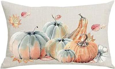Cross border Autumn Pumpkin Thanksgiving Pillow Cover Waist Pad Family 30x50cm Without Core Style 20 - Shop at LoveMi