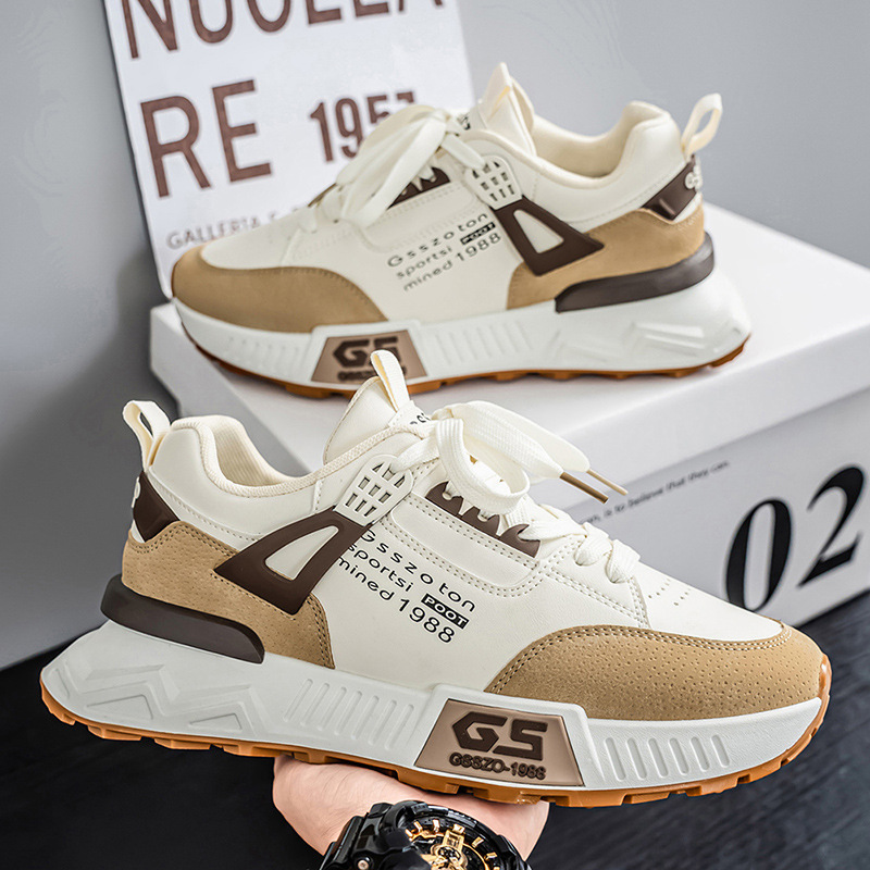 Mens Casual Trendy Slip-resistant And Abrasion-resistant Sneakers