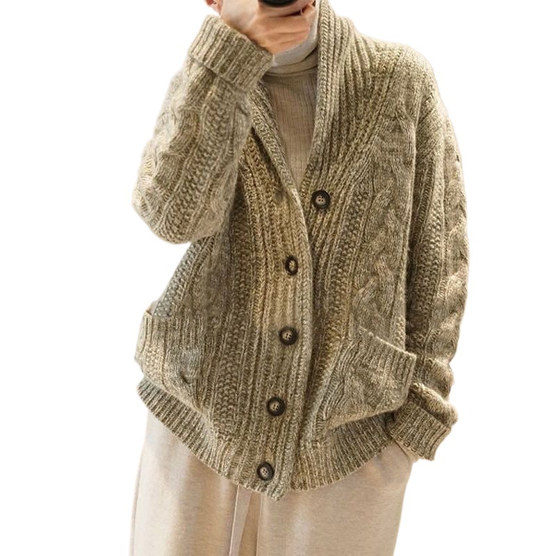 Chunky-Knit Cardigan Coat, picture 4 of 6