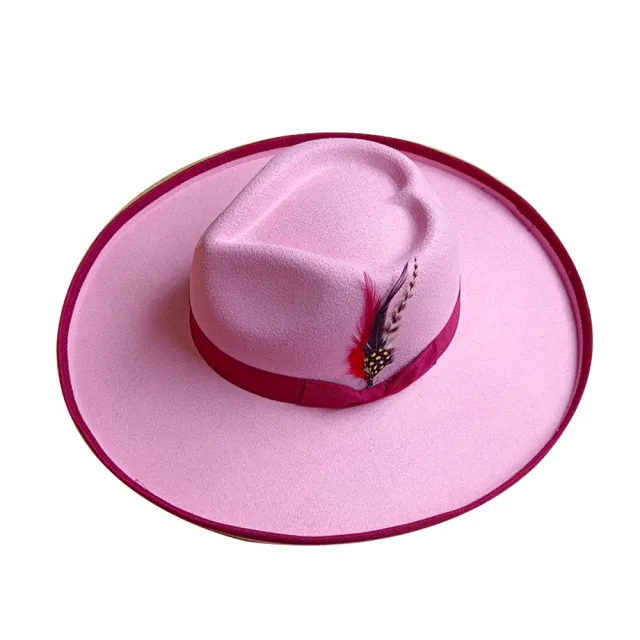 Big Brim Autumn And Winter Woolen Jazz Top Hat Ladies Style 20 - Shop at LoveMi