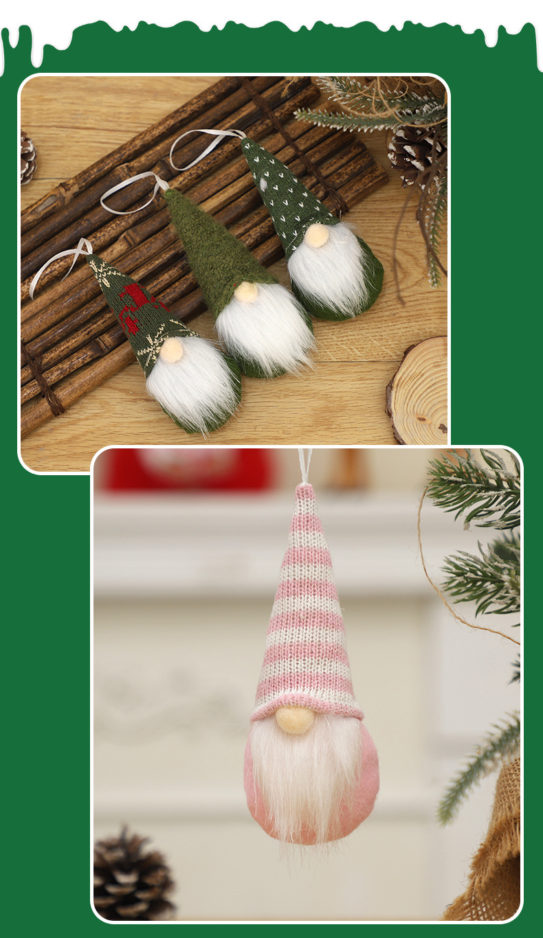 Title 2, Knitted Hat Forest Elderly Home Christmas Tree ...