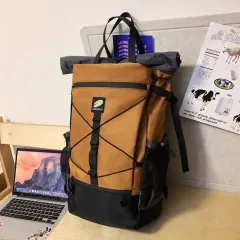 Backpack Japanese Outdoor Travel Travel Bag Lightweight Hiking - Khaki - View 1