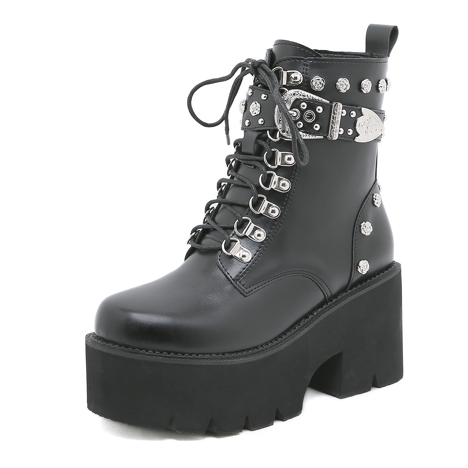 Chunky Heel Ankle Boots